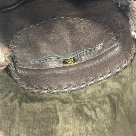 Shelly Litvak Authentic Gorgeous Brown Deerskin REAL FUR Shoulder Bag $1695 RARE - Picture 10 of 15